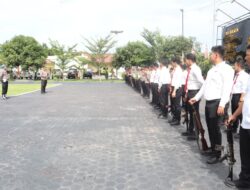 Kabag Ops Polres Batu Bara Tingkatkan Kesiapsiagaan Personel Mengantisipasi Potensi Unras.