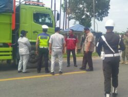 Sat Lantas Polres Batu Bara Gelar Razia Gabungan Melakukan Penindakan Tilang PKB Tak Sesuai Spesifikasi.