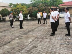 Kasat-Kasat Polres Batu Bara Berikan Arahan Kebawahan Pekat Untuk Mencegah Pelanggaran. 