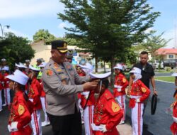 Polres Batu Bara Ciptakan Generasi Muda Tertib Berlalu Lintas di Usia Dini.