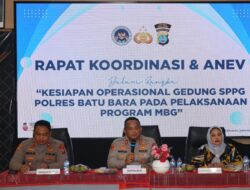 Polres Batu Bara Menggelar Rapat Kornev Kesiapan Operasional Gedung SPPG Pasa Program MBG.