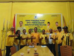 Suara Namrole Perkuat Posisi Boy Sangadji Pimpin DPD II Golkar Bursel di Musda Provinsi Maluku.