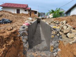 Proyek Boxculvert Turap di Perumnas Lima Puluh Abal-abal Diduga Bermasalah Tanpa pengawasan.