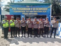 Kapolres Batu Bara Giat Pengecekan Pos Pam Yan Dan Kesiapan Operasi Lilin 2025.