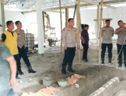 Kapolres Batubara Pengecekan Pembangunan Gedung Dapur SPPG di Polsek Indrapura – Hari ke-35, Progres Berjalan Lancar
