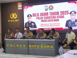 Polres Batu Bara Gelar Press Rilis Akhir Tahun 2025 – Kapolres Konfirmasi Kamtibmas Batu Bara Tetap Aman & Kondusif