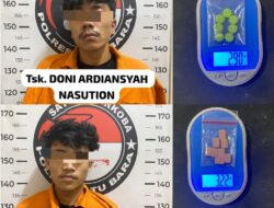 POLRES BATU BARA TANGKAP 2 PEMUDA SIMALUNGUN DENGAN 15 PIL EKSTASI