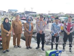 Menjelang Bulan Suci Ramadhan. Jajaran Polri Belawan Giat Pengaman Penziarah di TPU.