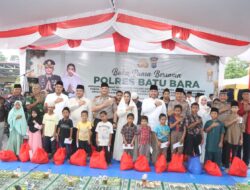 Tingkatkan Ukhuwah Islamiyah, Polres Batu Bara Buka Puasa Dengan Anak Yatim Piatu.