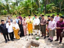 Bupati & Wabup Batu Bara Peletakan Batu Pertama Pembangunan Rumah Tahfiz Al-Qur’an di Pulau Sejuk.