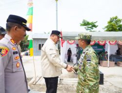 Bupati Hadiri Peresmian Pembangunan Jembatan Bailey di Batu Bara.