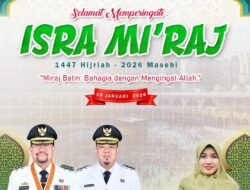 Plt Ka. Bapenda Batu Bara Ucapkan Selamat Isra Mi’raj 1447 Hijriah.