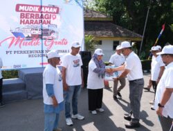 “Mudik Aman Berbagi Harapan”, PTPN 1 Regional 1 Lepas Tiga Bus Mudik Gratis