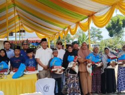 Halal Bihalal di Tanjung Morawa, Dr. H.M. Subandi Gelar Santunan Anak Yatim