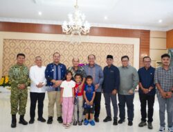 Bupati Batu Bara Dan Bupati Asahan Bahas Kerjasama Dengan Dirut Bank Sumut Pembangunan Daerah.