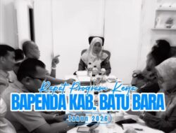 Plt. Kepala Bapenda Batu Bara Pimpin Rapat Pembahasan Rencana Program Kerja Tahun 2026.