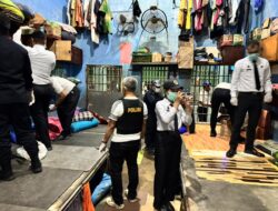 Lapas Kelas IIA Labuhan Ruku Gelar Razia Gabungan.