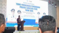 Bupati Batu Bara Buka RAKORTEKRENBANG Kawasan Swasembada Pangan Air Dan Energi Provsu.