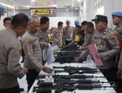 Tim Divpropam Dan Slog Mabes Polri Cek Senpi Jajaran Polres Batu Bara.