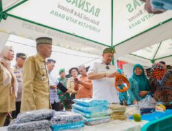 Bupati Batu Bara Tinjau Program Berlayar Kampung Tenun di Talawi.