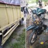 Honda Beat Tabrak Truk Cold Diesel di Jalan Lintas Lubuk Cuik.