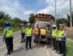 Personil Satlantas Polres Batu Bara Patroli Humanis Antisipasi Timbulnya Kepadatan  Arus Lalin.