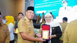 Wabup Batu Bara Hadiri Penyerahan DHKP Wajib Pajak Pada Gebyar PBB-P2.